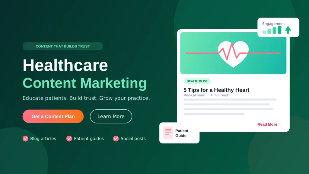 Medical content writing for clinic treatment pages